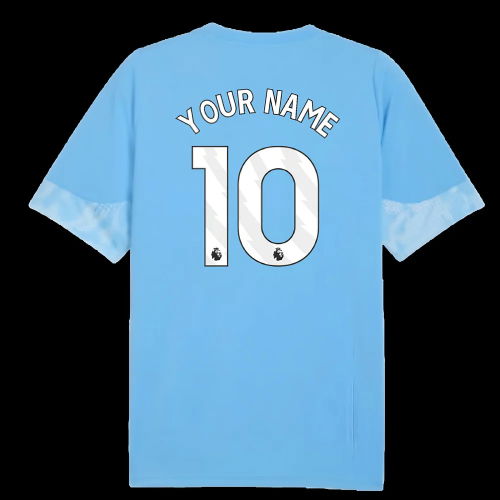 2025-2026 Man City Training Jersey (Light Blue) (Your Name)