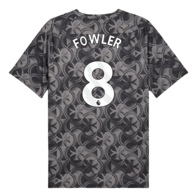 2025-2026 Man City Warm Up Jersey (Black) (Fowler 8)