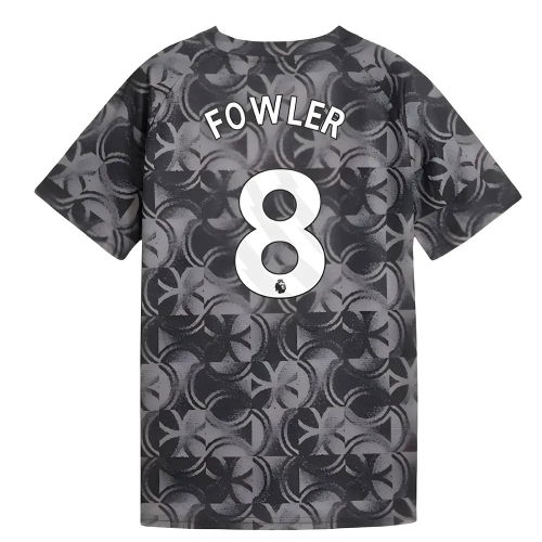 2025-2026 Man City Warm Up Jersey (Black) - Kids (Fowler 8)