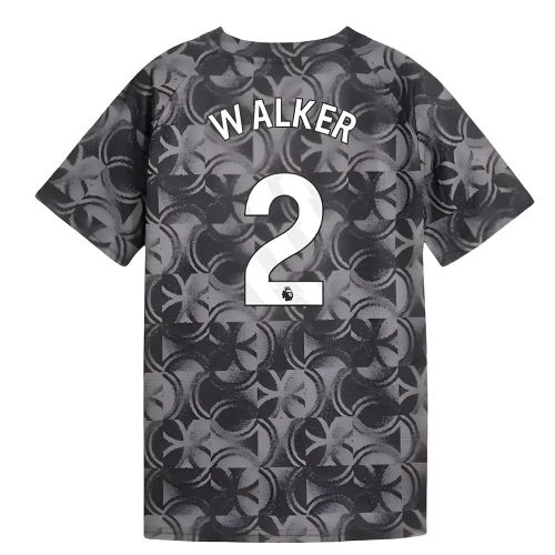 2025-2026 Man City Warm Up Jersey (Black) - Kids (Walker 2)