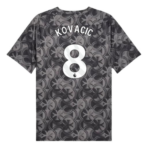 2025-2026 Man City Warm Up Jersey (Black) (Kovacic 8)