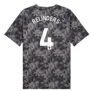 2025-2026 Man City Warm Up Jersey (Black) (Reijnders 4)