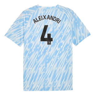 2025-2026 Man City Warm Up Jersey (Silver Sky) (Aleixandri 4)