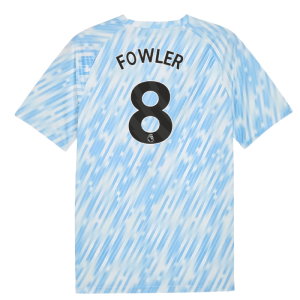 2025-2026 Man City Warm Up Jersey (Silver Sky) (Fowler 8)