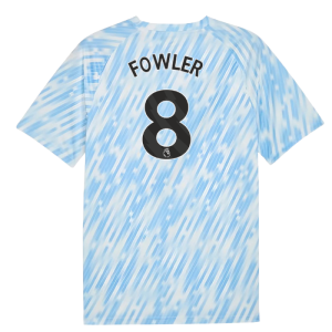 2025-2026 Man City Warm Up Jersey (Silver Sky) (Fowler 8)