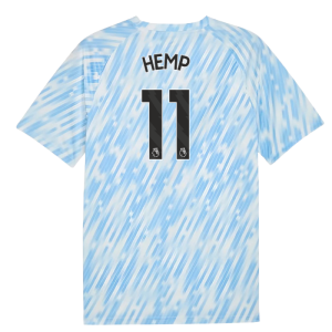 2025-2026 Man City Warm Up Jersey (Silver Sky) (Hemp 11)