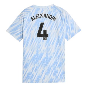 2025-2026 Man City Warm Up Jersey (Silver Sky) - Kids (Aleixandri 4)