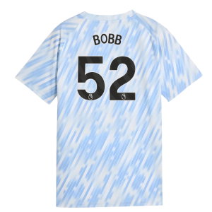 2025-2026 Man City Warm Up Jersey (Silver Sky) - Kids (Bobb 52)