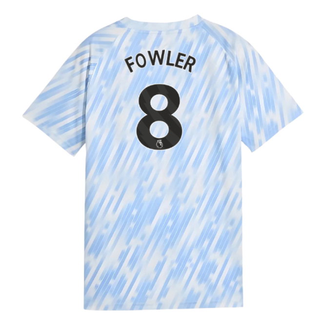 2025-2026 Man City Warm Up Jersey (Silver Sky) - Kids (Fowler 8)
