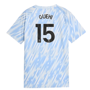 2025-2026 Man City Warm Up Jersey (Silver Sky) - Kids (Guehi 15)