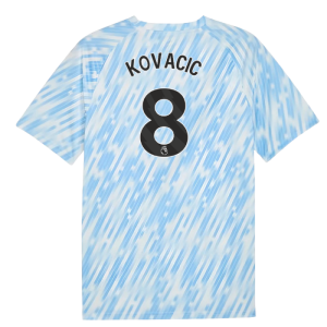 2025-2026 Man City Warm Up Jersey (Silver Sky) (Kovacic 8)