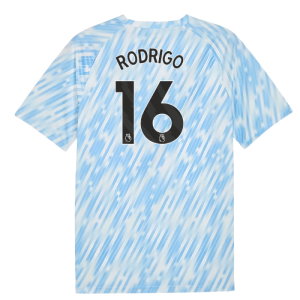 2025-2026 Man City Warm Up Jersey (Silver Sky) (Rodrigo 16)