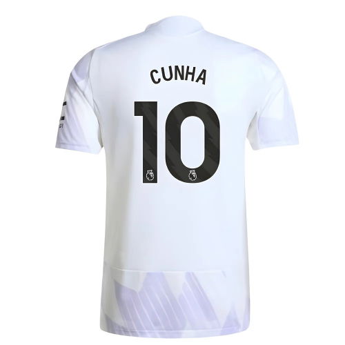 2025-2026 Man Utd Authentic Away Shirt (Cunha 10)