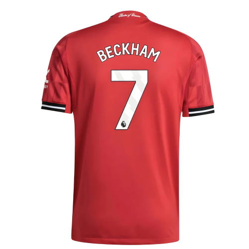 2025-2026 Man Utd Authentic Home Shirt (Beckham 7)