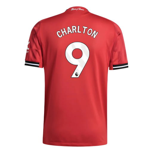 2025-2026 Man Utd Authentic Home Shirt (Charlton 9)