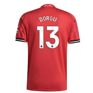2025-2026 Man Utd Authentic Home Shirt (Dorgu 13)