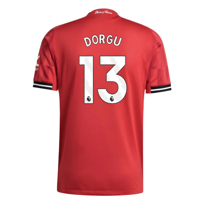 2025-2026 Man Utd Authentic Home Shirt (Dorgu 13)