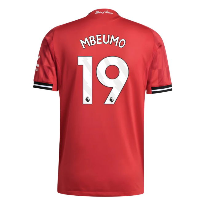 2025-2026 Man Utd Authentic Home Shirt (Mbeumo 19)