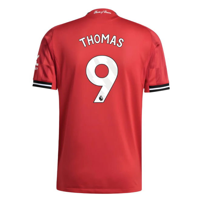 2025-2026 Man Utd Authentic Home Shirt (Thomas 9)