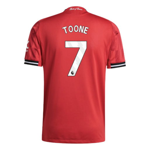 2025-2026 Man Utd Authentic Home Shirt (Toone 7)