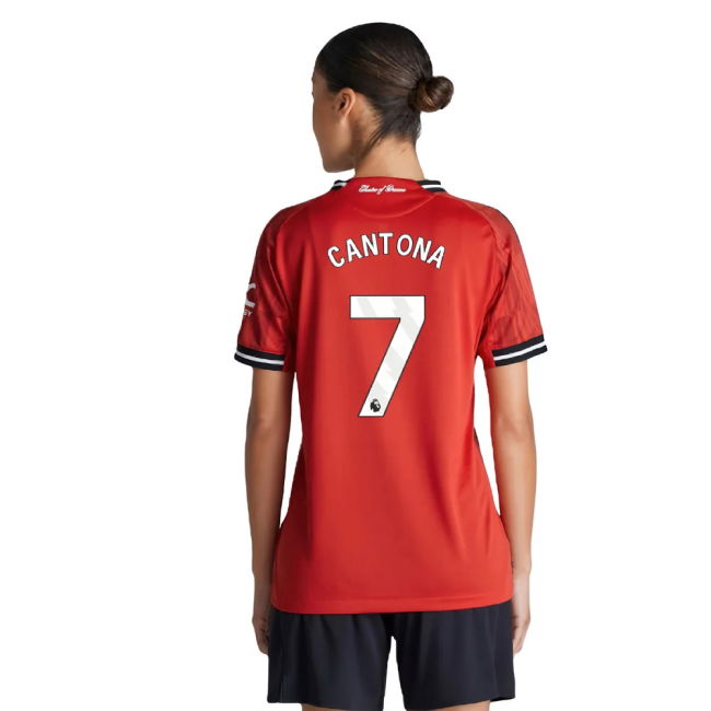 2025-2026 Man Utd Authentic Home Shirt (Womens) (Cantona 7)