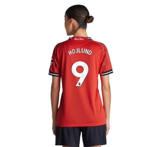 2025-2026 Man Utd Authentic Home Shirt (Womens) (Hojlund 9)