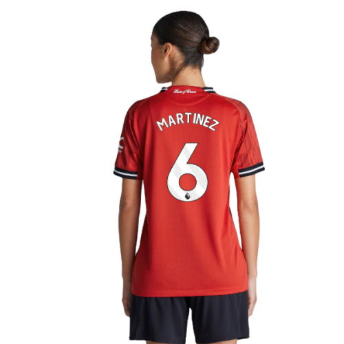 2025-2026 Man Utd Authentic Home Shirt (Womens) (Martinez 6)