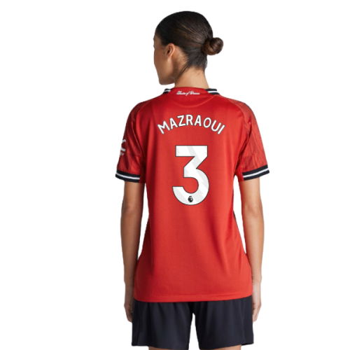 2025-2026 Man Utd Authentic Home Shirt (Womens) (Mazraoui 3)