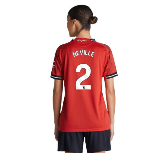 2025-2026 Man Utd Authentic Home Shirt (Womens) (Neville 2)