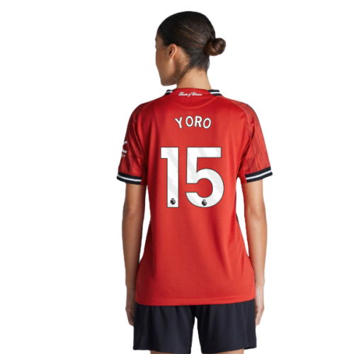 2025-2026 Man Utd Authentic Home Shirt (Womens) (Yoro 15)