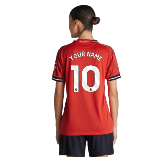 2025-2026 Man Utd Authentic Home Shirt (Womens) (Your Name)