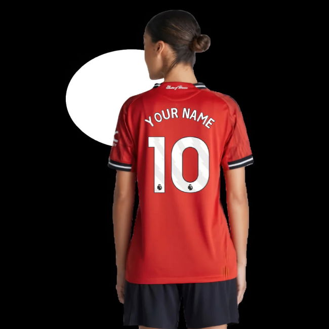 2025-2026 Man Utd Authentic Home Shirt (Womens) (Your Name)