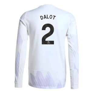 2025-2026 Man Utd Authentic Long Sleeve Away Shirt (Dalot 2)