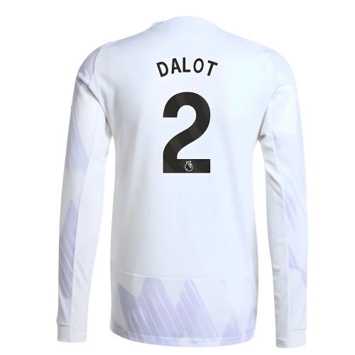 2025-2026 Man Utd Authentic Long Sleeve Away Shirt (Dalot 2)
