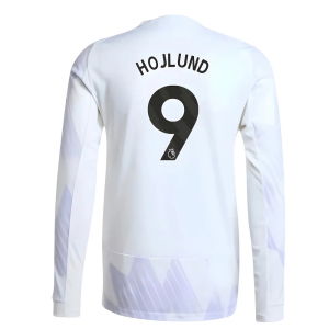 2025-2026 Man Utd Authentic Long Sleeve Away Shirt (Hojlund 9)