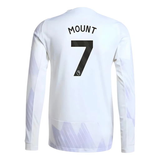 2025-2026 Man Utd Authentic Long Sleeve Away Shirt (Mount 7)