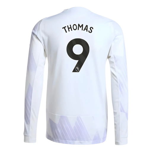 2025-2026 Man Utd Authentic Long Sleeve Away Shirt (Thomas 9)