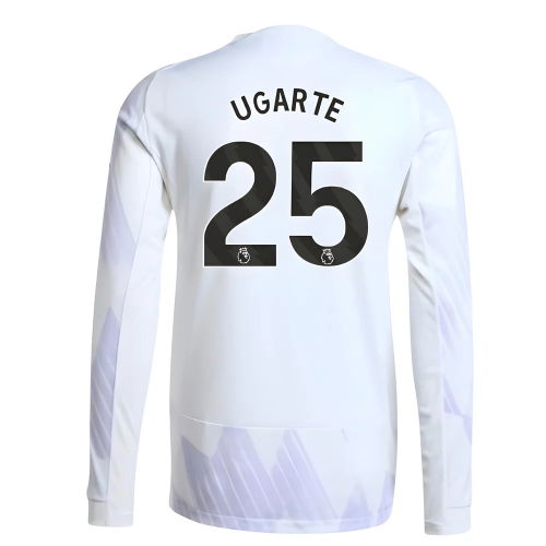 2025-2026 Man Utd Authentic Long Sleeve Away Shirt (Ugarte 25)