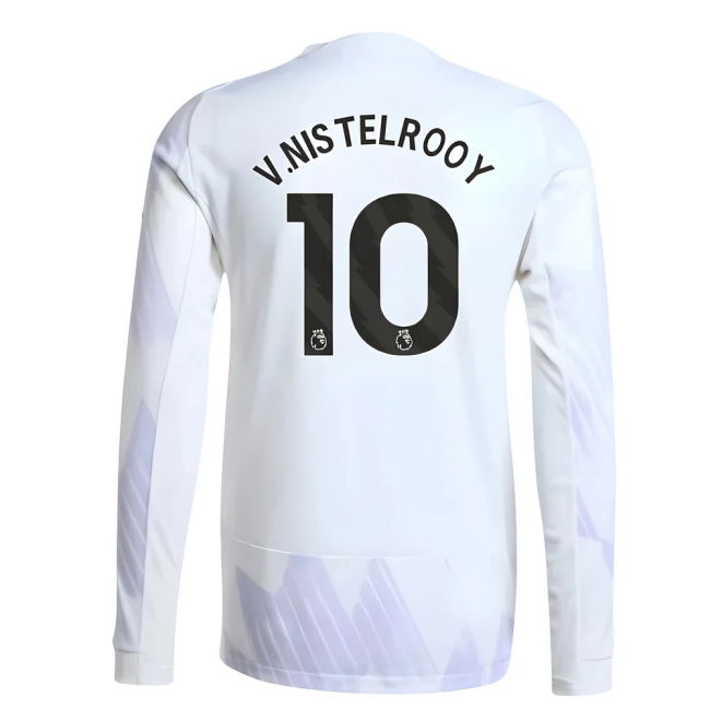 2025-2026 Man Utd Authentic Long Sleeve Away Shirt (V.Nistelrooy 10)