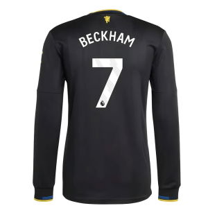 2025-2026 Man Utd Authentic Long Sleeve Third Shirt (Beckham 7)