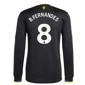 2025-2026 Man Utd Authentic Long Sleeve Third Shirt (B.Fernandes 8)