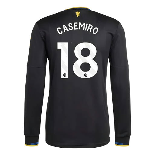 2025-2026 Man Utd Authentic Long Sleeve Third Shirt (Casemiro 18)