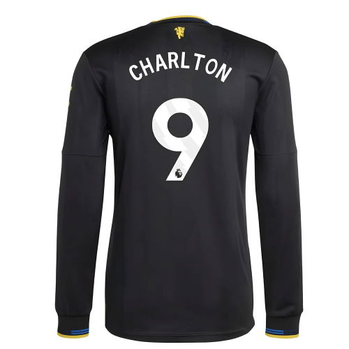 2025-2026 Man Utd Authentic Long Sleeve Third Shirt (Charlton 9)