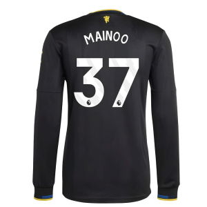 2025-2026 Man Utd Authentic Long Sleeve Third Shirt (Mainoo 37)