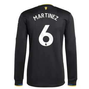 2025-2026 Man Utd Authentic Long Sleeve Third Shirt (Martinez 6)
