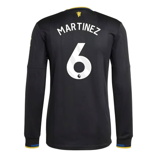 2025-2026 Man Utd Authentic Long Sleeve Third Shirt (Martinez 6)