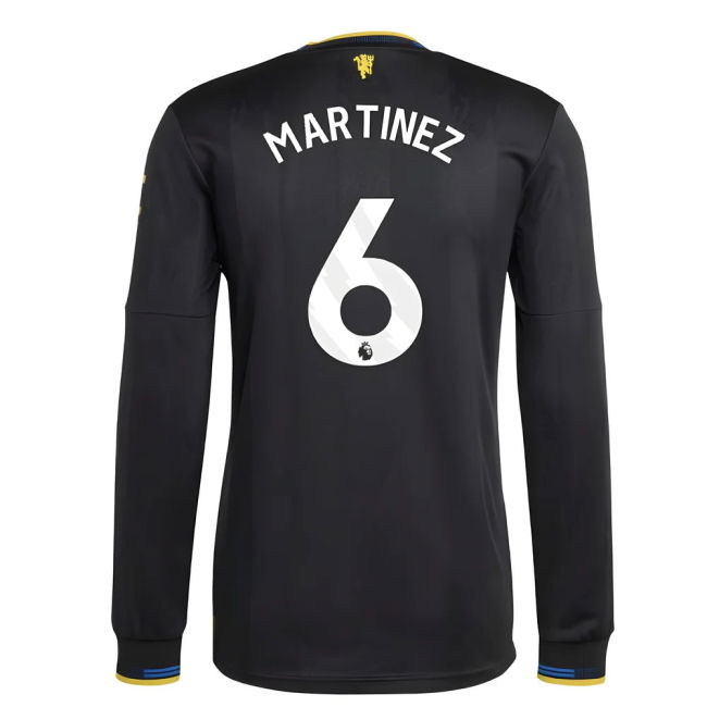 2025-2026 Man Utd Authentic Long Sleeve Third Shirt (Martinez 6)