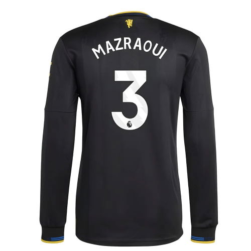 2025-2026 Man Utd Authentic Long Sleeve Third Shirt (Mazraoui 3)