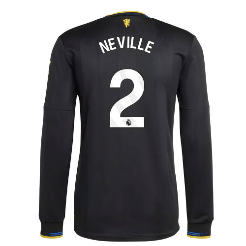 2025-2026 Man Utd Authentic Long Sleeve Third Shirt (Neville 2)