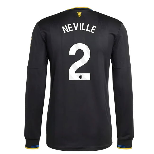 2025-2026 Man Utd Authentic Long Sleeve Third Shirt (Neville 2)